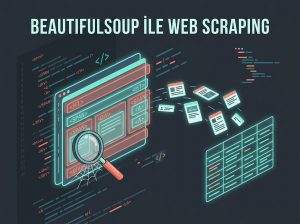 BeautifulSoup ve requests kütüphaneleriyle web sayfasından veri kazımayı anlatan Python blog yazısı görseli